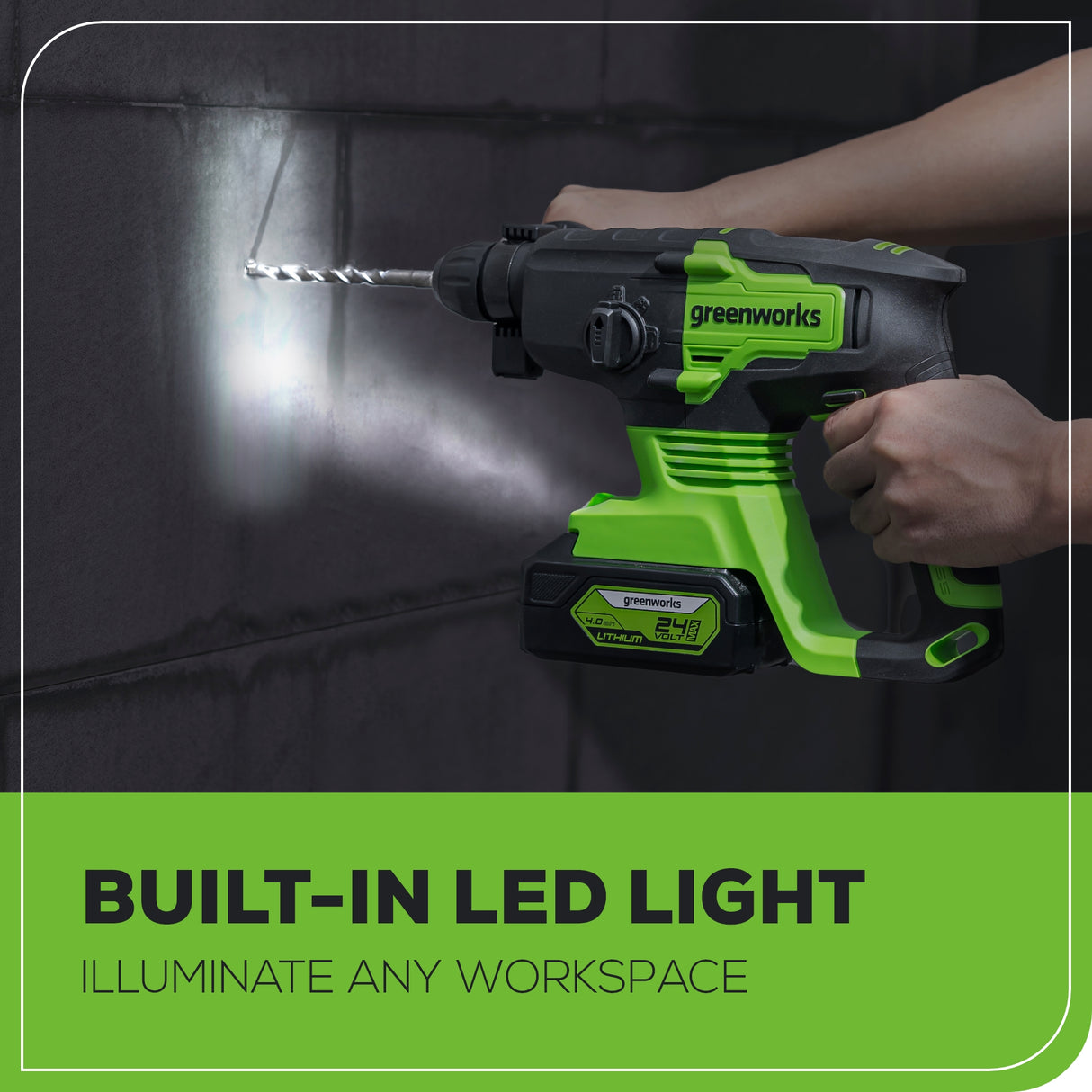 24V Brushless SDS Plus Rotary Hammer (Tool Only) - HM24L00