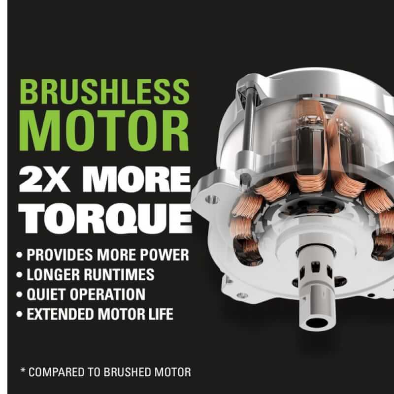 Cultivateur sans balais 60 V, 8 pouces (Outil seulement)