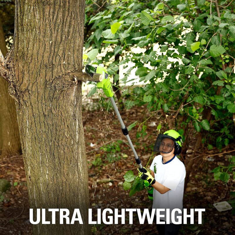 Scie à perche 24 V, 8 pouces, batterie 2,0 Ah et chargeur inclus – PS24B210