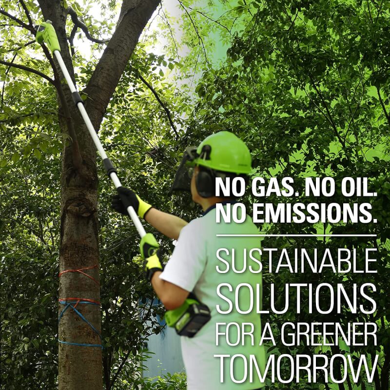 Scie à perche 24 V, 8 pouces, batterie 2,0 Ah et chargeur inclus – PS24B210