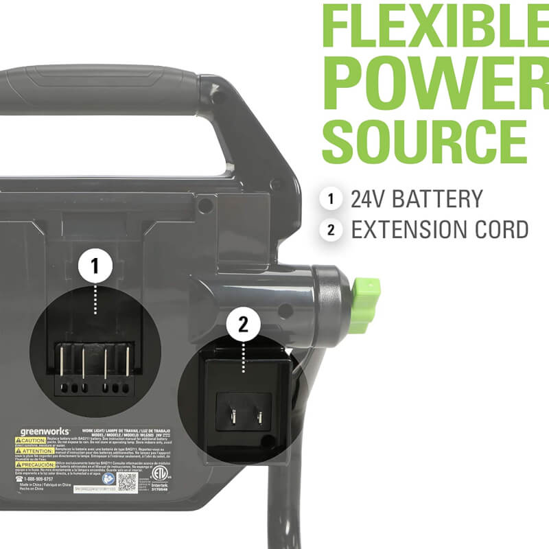 24V AC/DC 2000 Lumen LED Work Light (Tool Only)