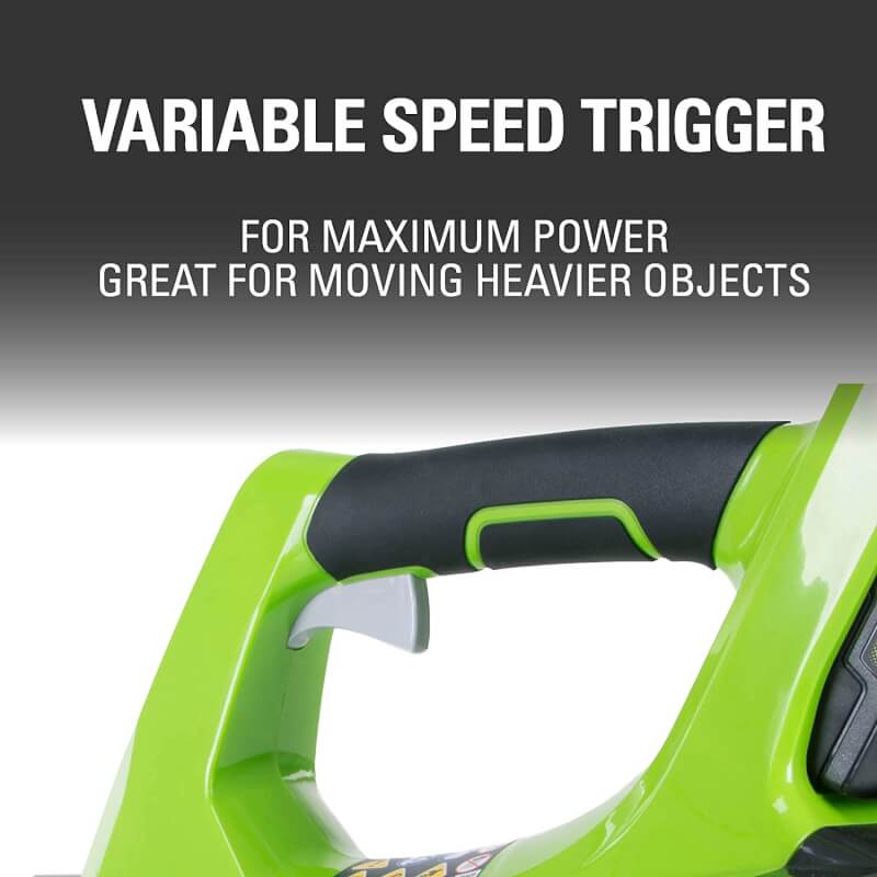 Souffleur à feuilles 24 V, 100 MPH - 330 CFM (pi³/min), batterie 2,0 Ah et chargeur inclus