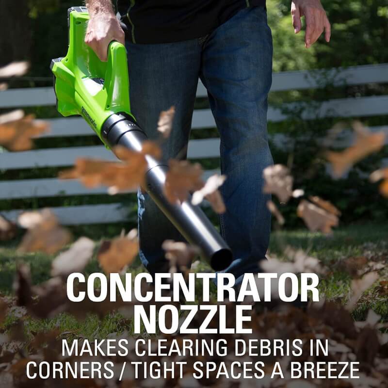 Souffleur à feuilles 24 V, 100 MPH - 330 CFM (pi³/min), batterie 2,0 Ah et chargeur inclus
