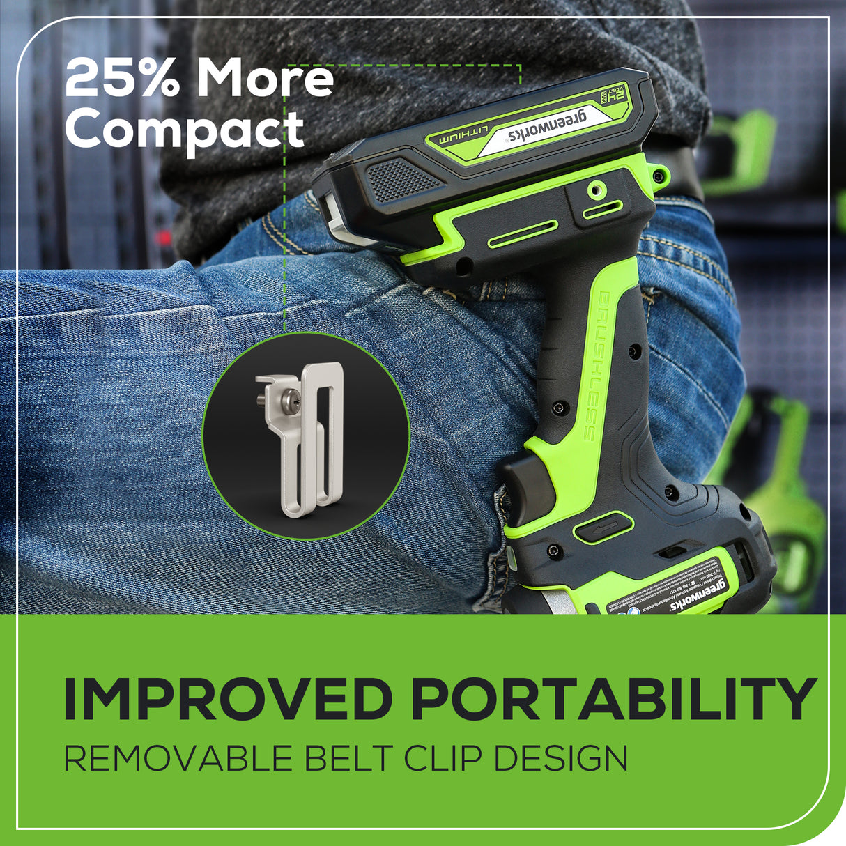 24V Brushless 1950 in./lbs Impact Driver, 1/4-inch Hex Variable Speed (Tool Only)