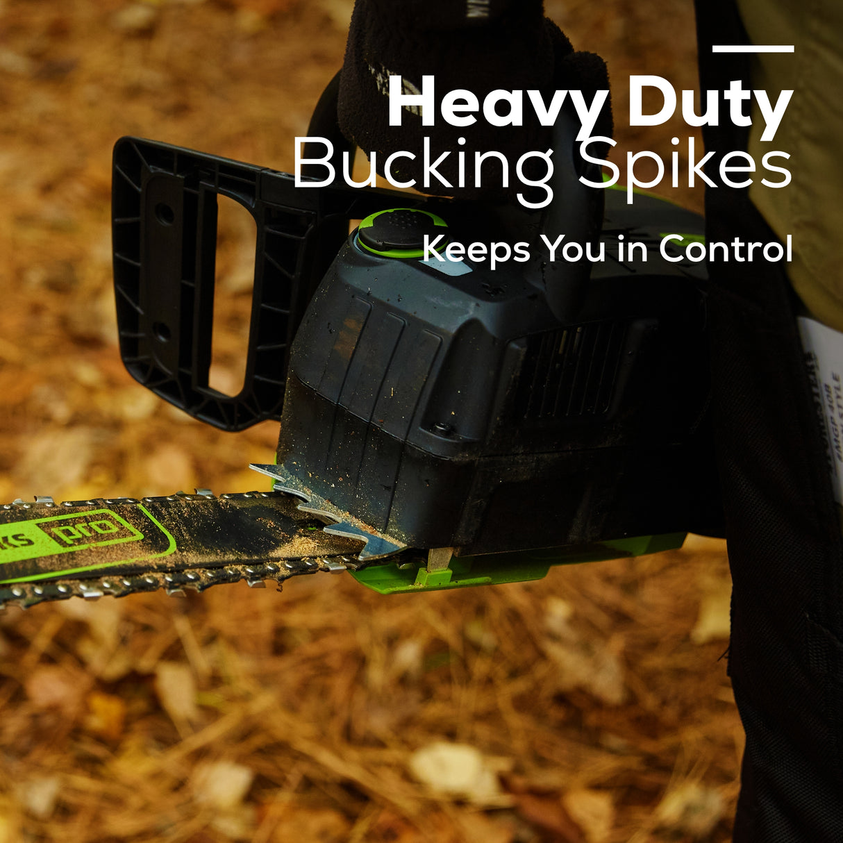 Scie à chaîne 80 V, 18 pouces avec batterie de 4,0 Ah et chargeur inclus, plus (2) chaînes de 18 pouces