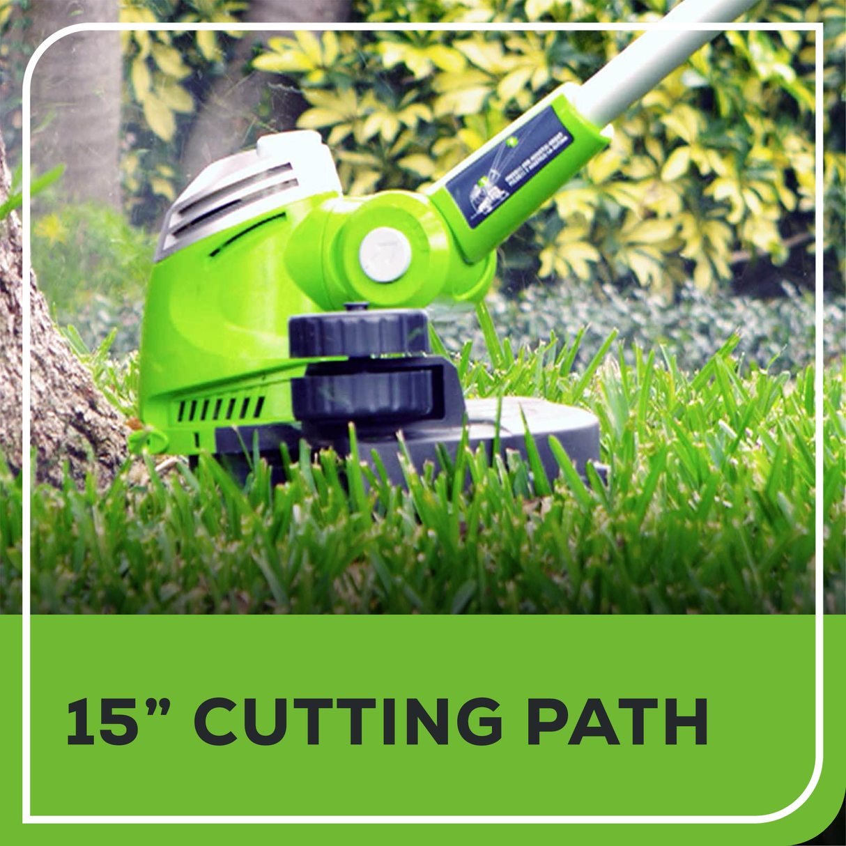 Coupe-herbe électrique 15 pouces, 5,5 A