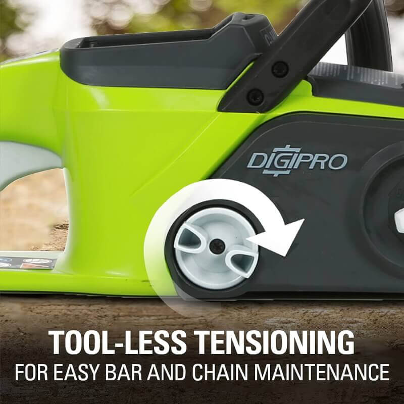 Scie à chaîne sans balais 40 V, 16 pouces, batterie 4,0 Ah et chargeur inclus