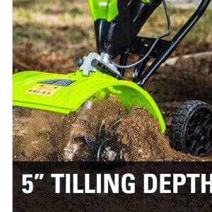 Cultivateur sans balais 60 V 8 pouces, batterie 2,5 Ah et chargeur inclus