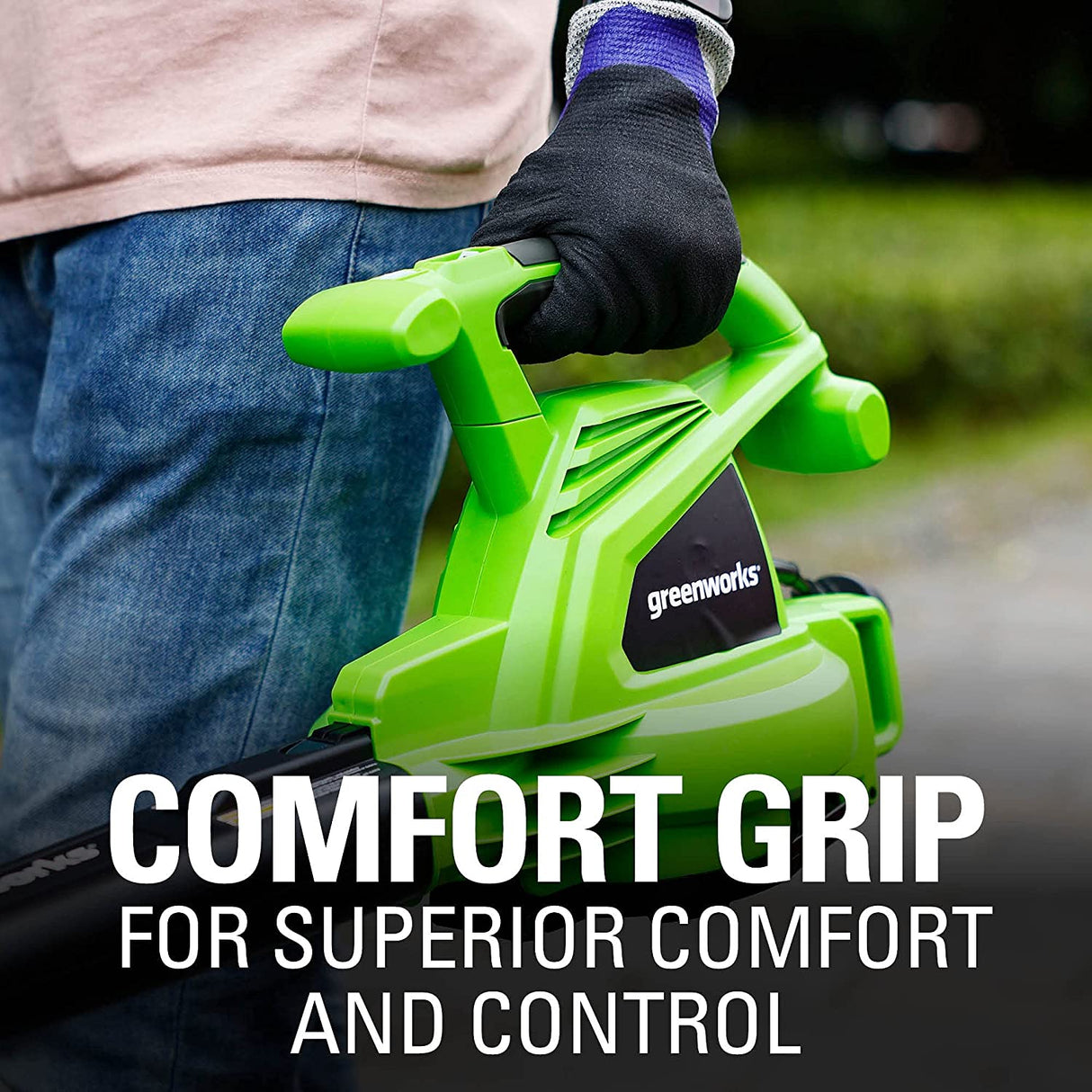 Souffleur/Aspirateur à feuilles électrique 12 A, 380 CFM (pi³/min)