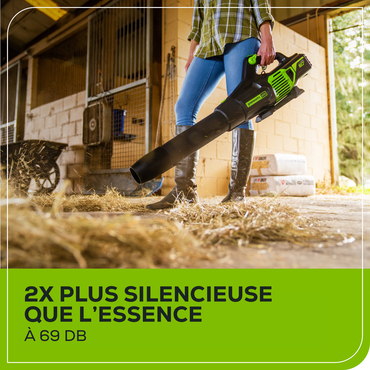 60V 610 CFM - 130 MPH Cordless Leaf Blower, 2.5Ah Battery & Charger Included