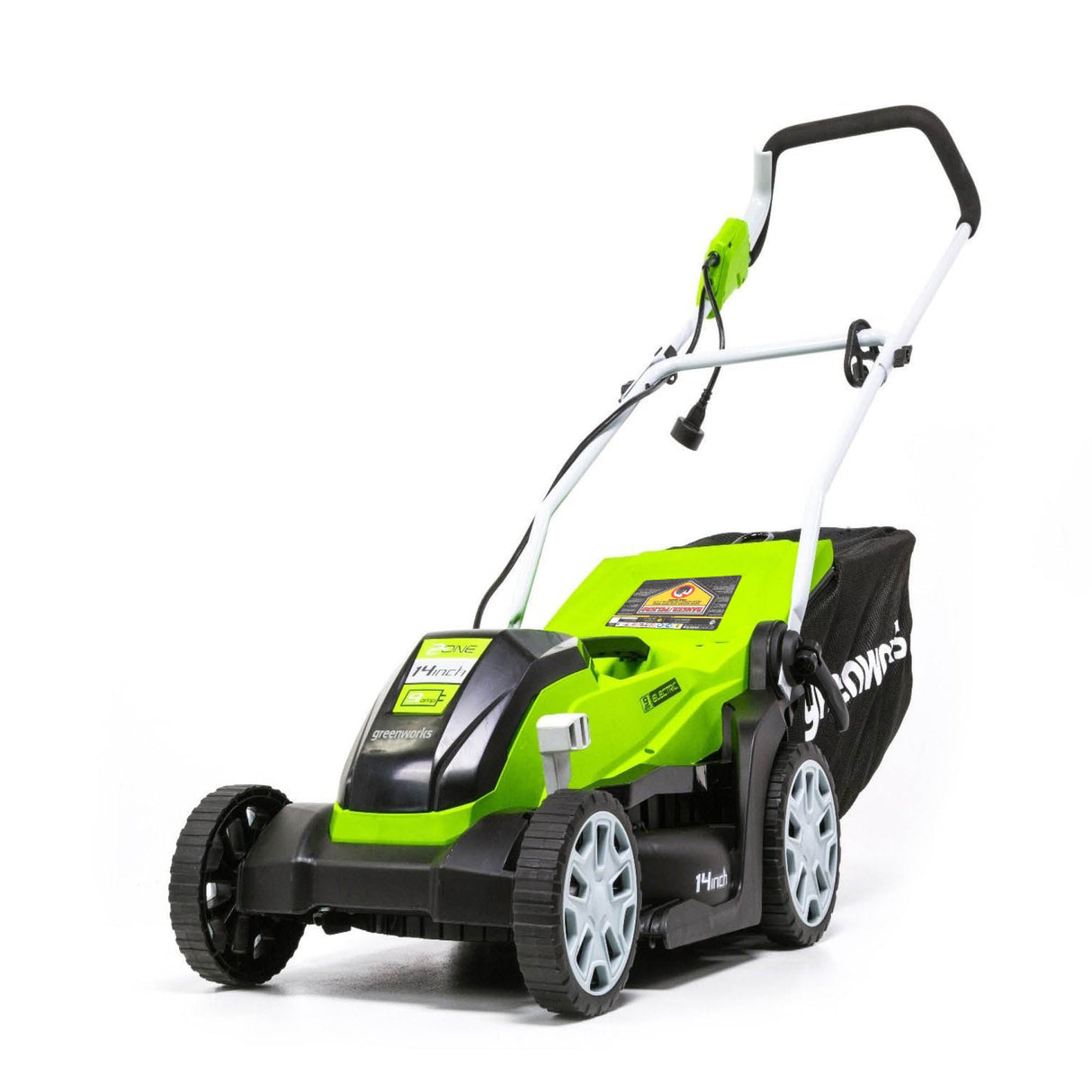 9 Amp Electric Lawn Mower - 14" Corded Push Mower