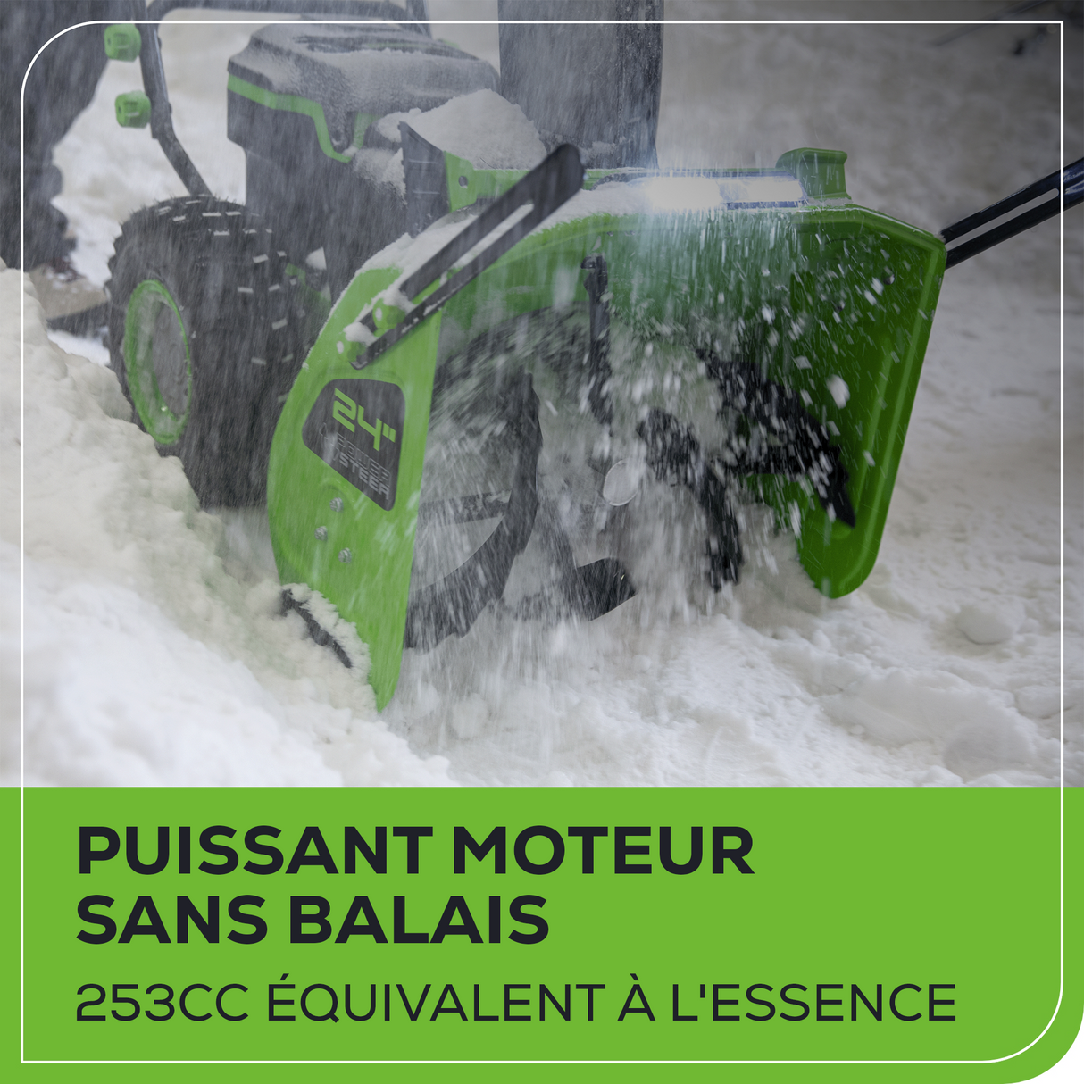 Greenworks 60V 24" Dual Stage Snow Thrower (Tool Only)