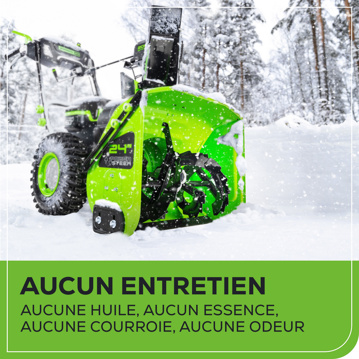 Greenworks 60V 24" Dual Stage Snow Thrower (Tool Only)