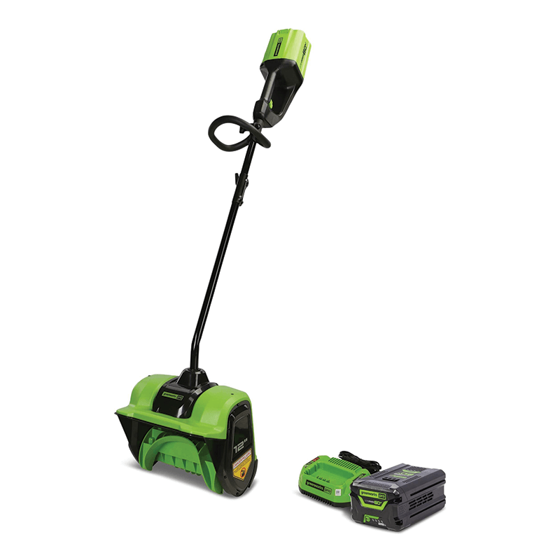 Pelle à neige 60 V, 12 pouces, batterie 2,5 Ah et chargeur inclus