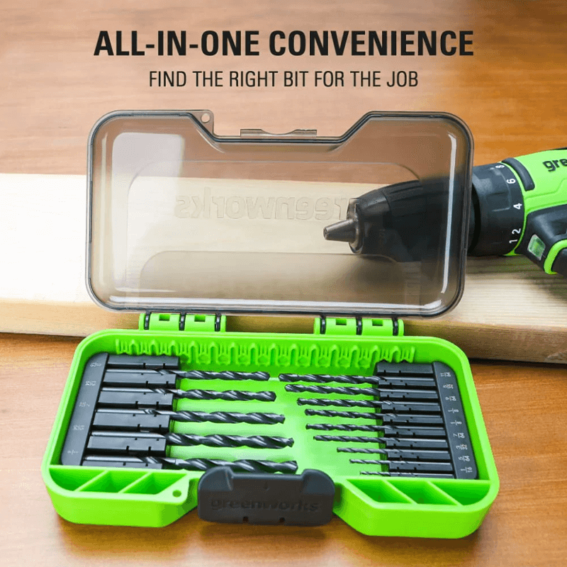 Jeu de forets en oxyde noir (Paquet de 14)