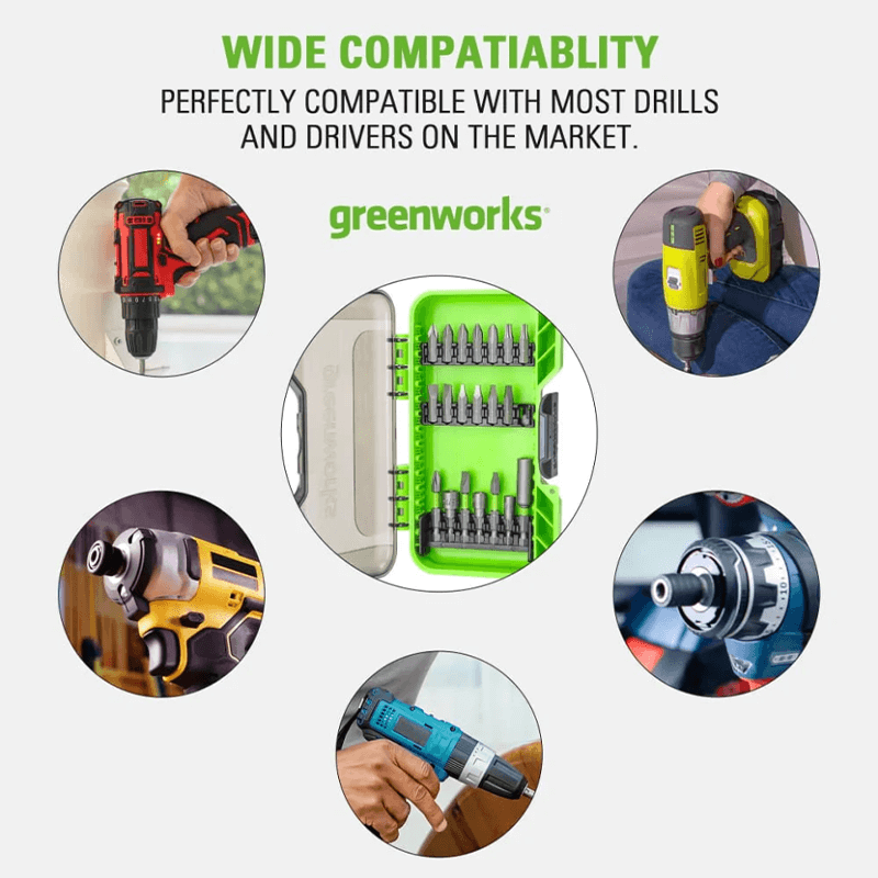 Jeu d'embouts pour tournevis à percussion (Paquet de 20)