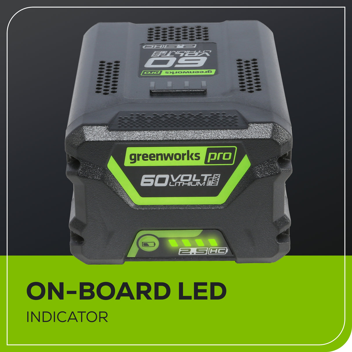 Batterie UltraPower 60 V, 2,5 Ah