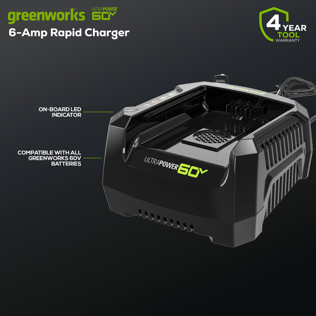 Ensemble 60 V de batterie 4,0 Ah et chargeur rapide