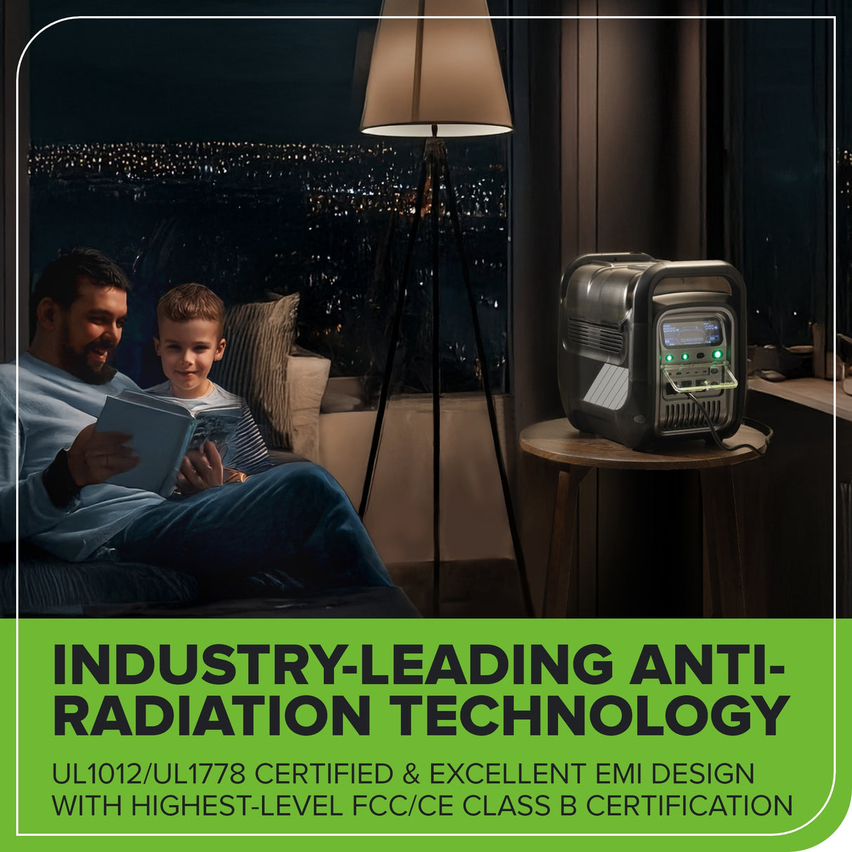 80V 2000W 4-Slot Inverter Portable Power Station (Tool Only)