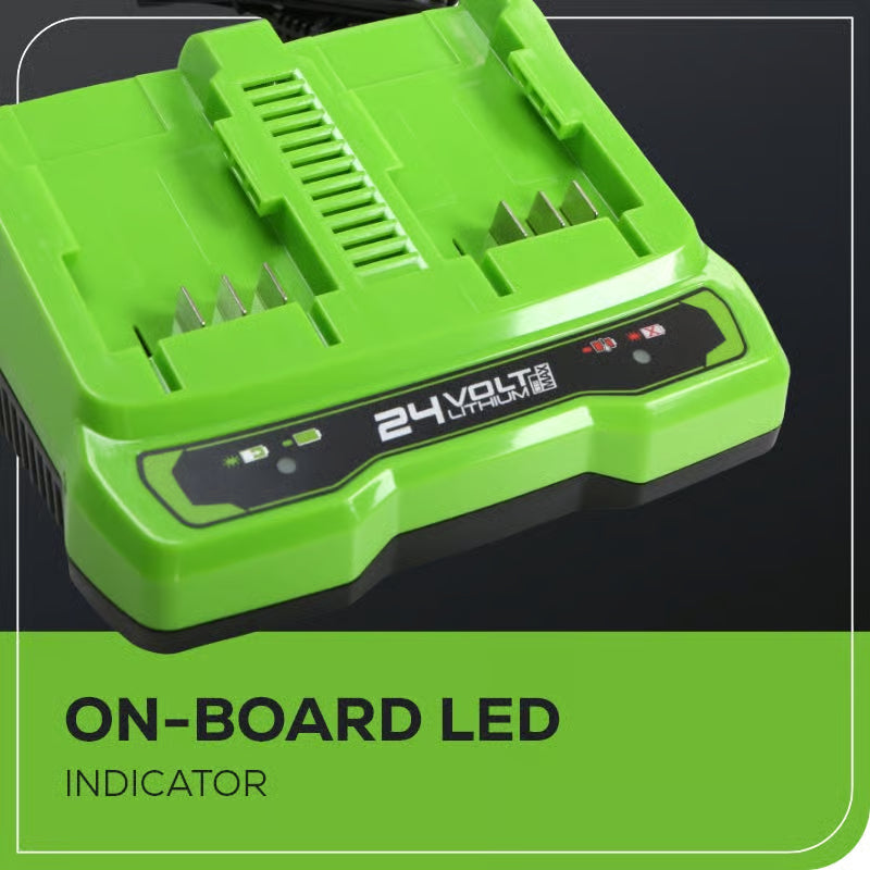 24V (2) 4.0Ah Battery and Dual Port Charger Combo Kit