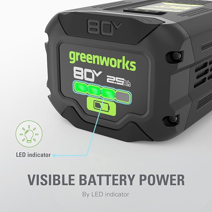 Ensemble 80 V de batterie 80 V, 2,5 Ah et chargeur 2 A