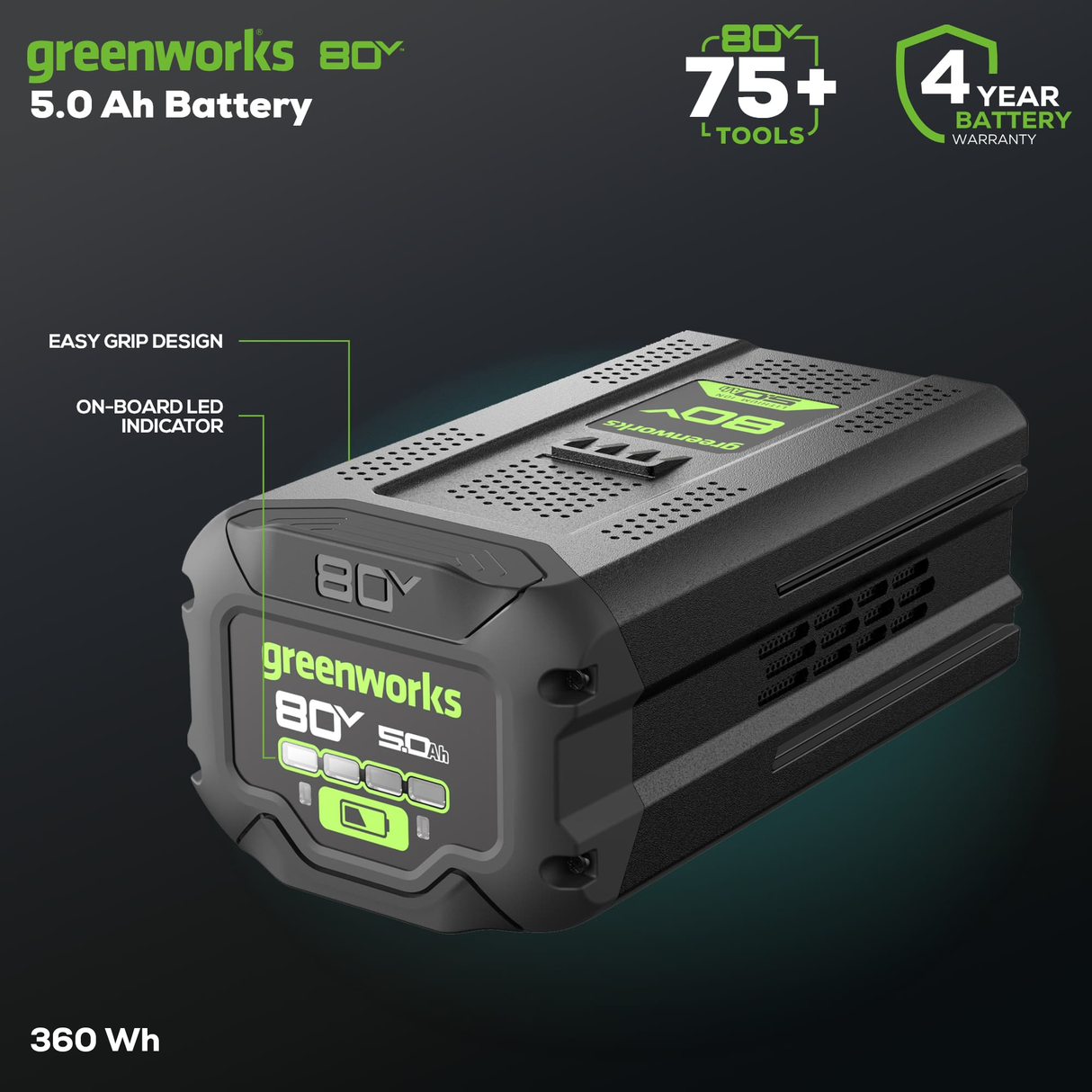 80V 5.0Ah Lithium-Ion Battery