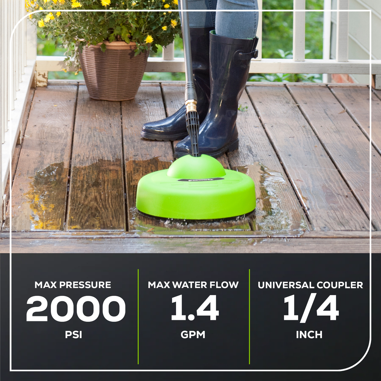 Universal 11" Rotating Surface Cleaner