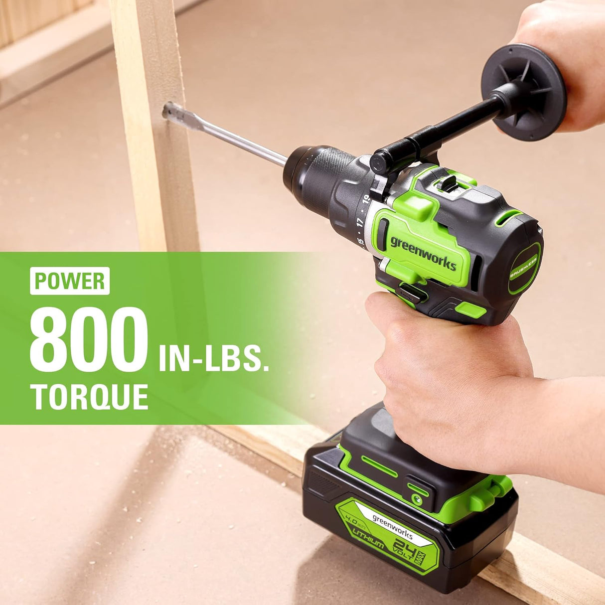24V Cordless Brushless 1/2" Drill Driver (Tool Only)