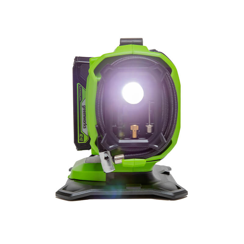 Gonfleur à batterie 24 V, batterie 2,0 Ah et chargeur inclus