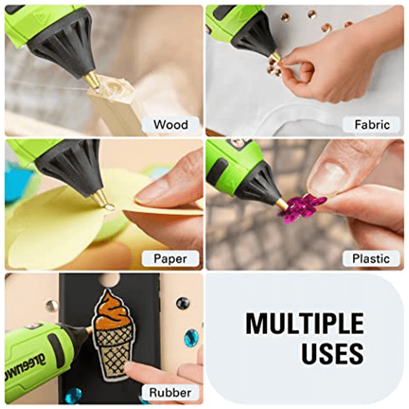 Pistolet à colle chaude 24 V, batterie 2,0 Ah et chargeur inclus