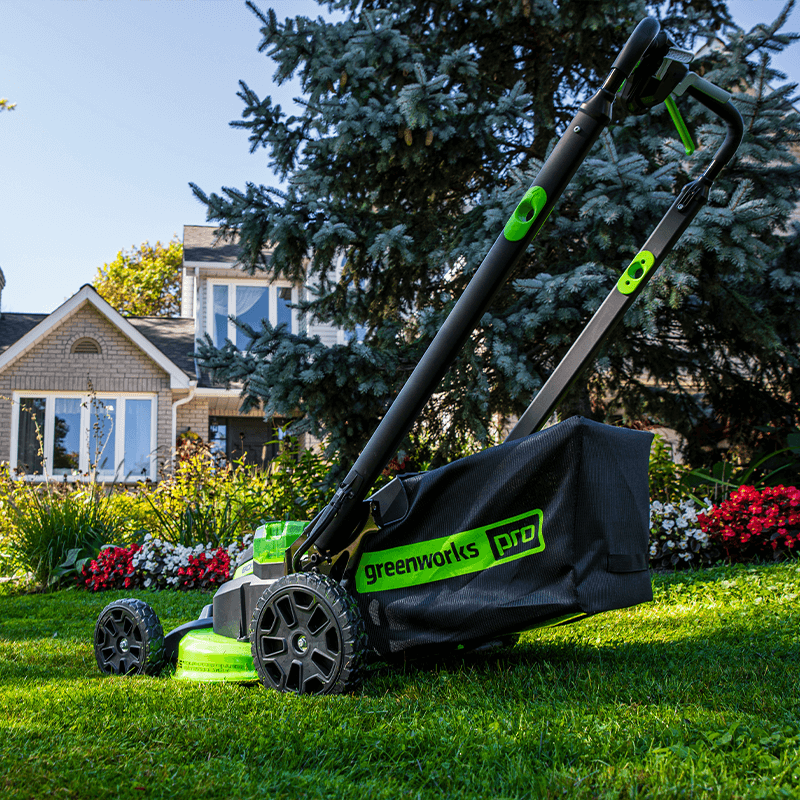 80V 25'' Self-Propelled Mower, 2.0Ah & 4.0Ah Battery and Charger