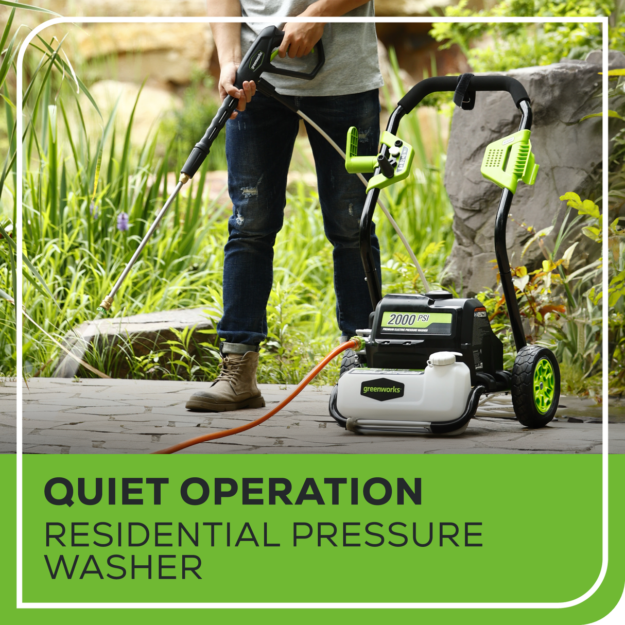 2000 PSI 1.2 GPM 13 Amp Pressure Washer - GPW2000-1