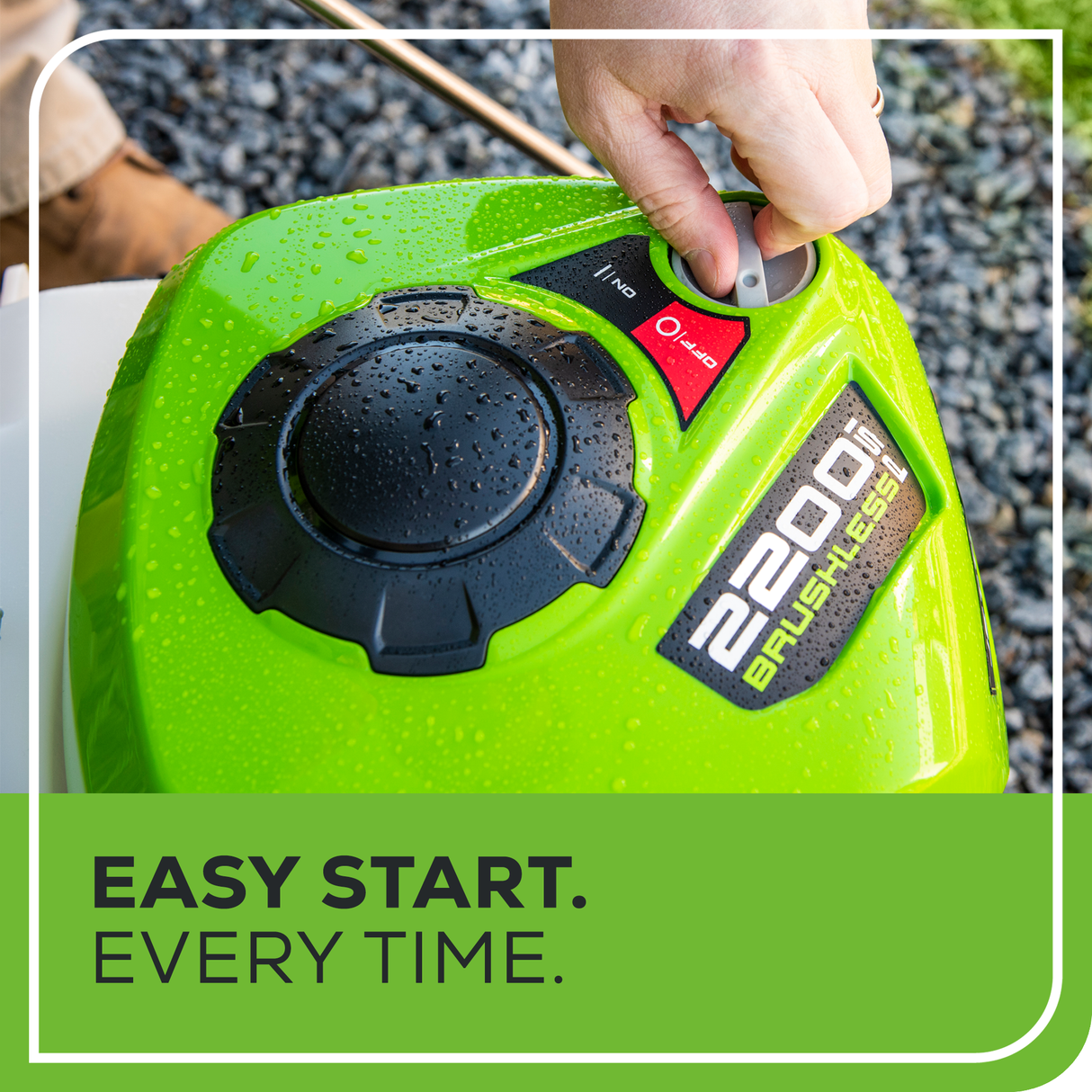 2200 PSI 1.2GPM 14Amp Brushless Pressure Washer - GPW2200