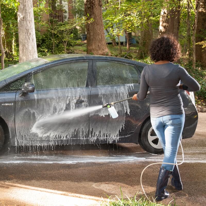 Applicateur de savon haute pression