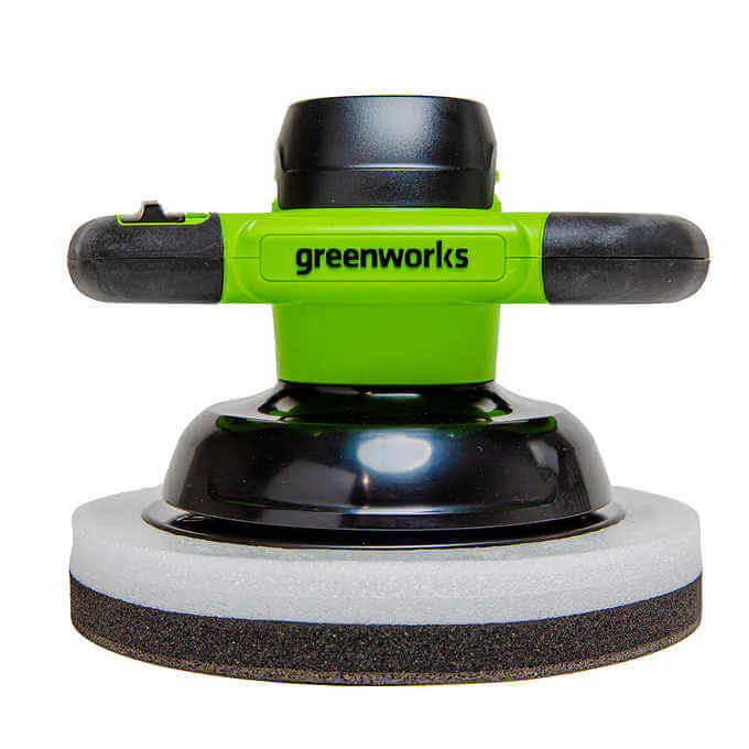 24V Cordless Buffer & Polisher, 4 Bonnets, 2Ah Battery and Charger Included