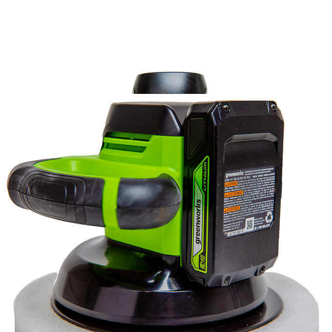 24V Cordless Buffer & Polisher, 4 Bonnets, 2Ah Battery and Charger Included