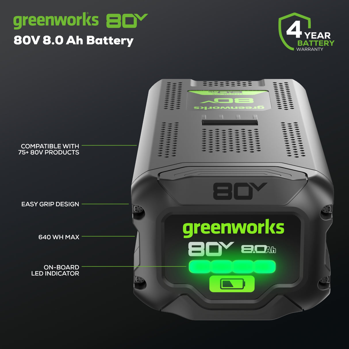 80V 8.0Ah Battery