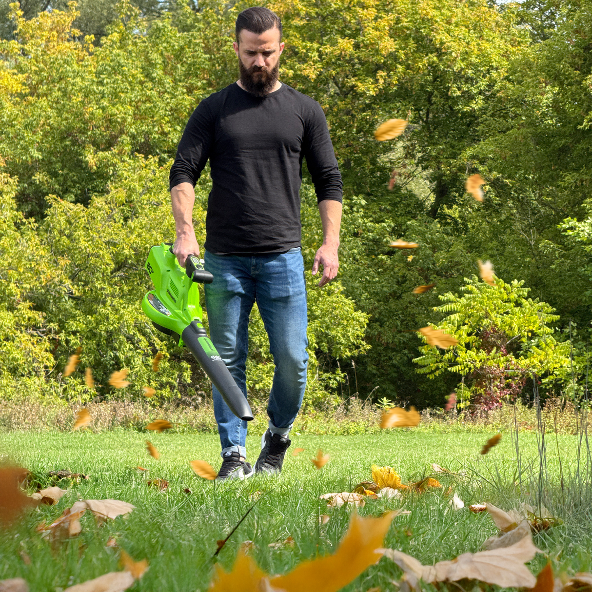 Greenworks 80V 3-in-1 Blower Vacuum – 520 CFM, 240 MPH (Tool Only)