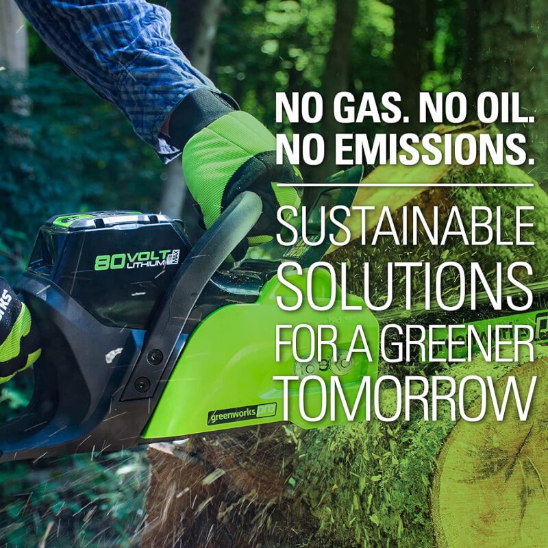 Scie à chaîne sans balais 80 V, 16 pouces, batterie 2,0 Ah et chargeur inclus – CS80L211