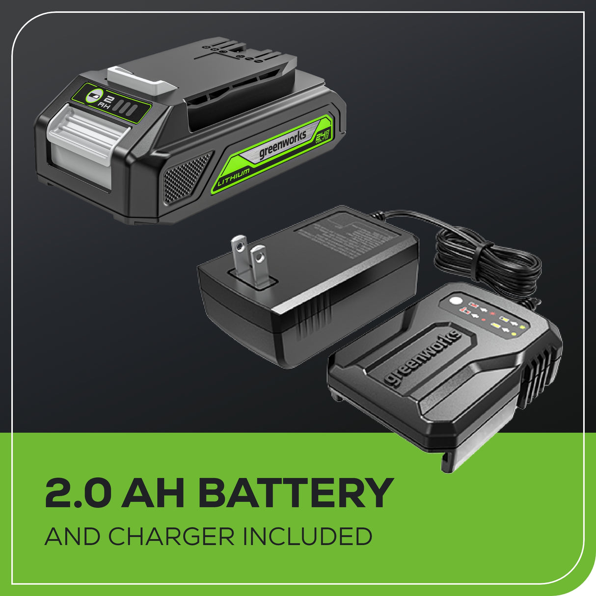 Haut-parleur Bluetooth 24 V, batterie 2,0 Ah et chargeur inclus