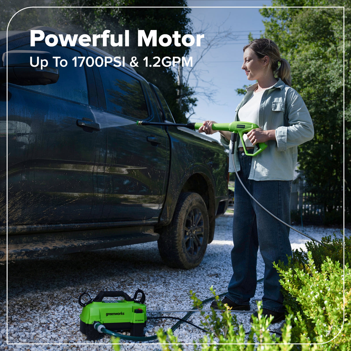 1700 PSI Compact Pressure Washer