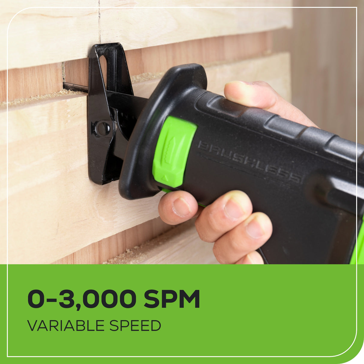 Scie alternative sans balais 24 V (Outil seulement) – S24L00