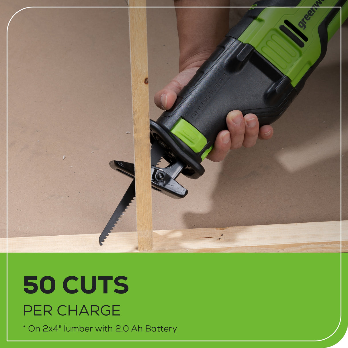 Scie alternative sans balais 24 V (Outil seulement) – S24L00