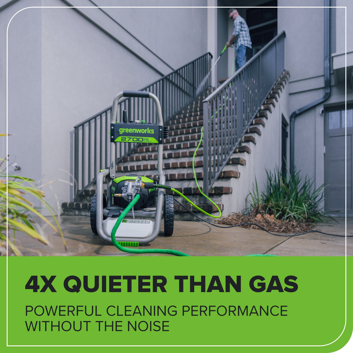 2700 PSI 2.3 GPM Max Brushless Electric Pressure Washer