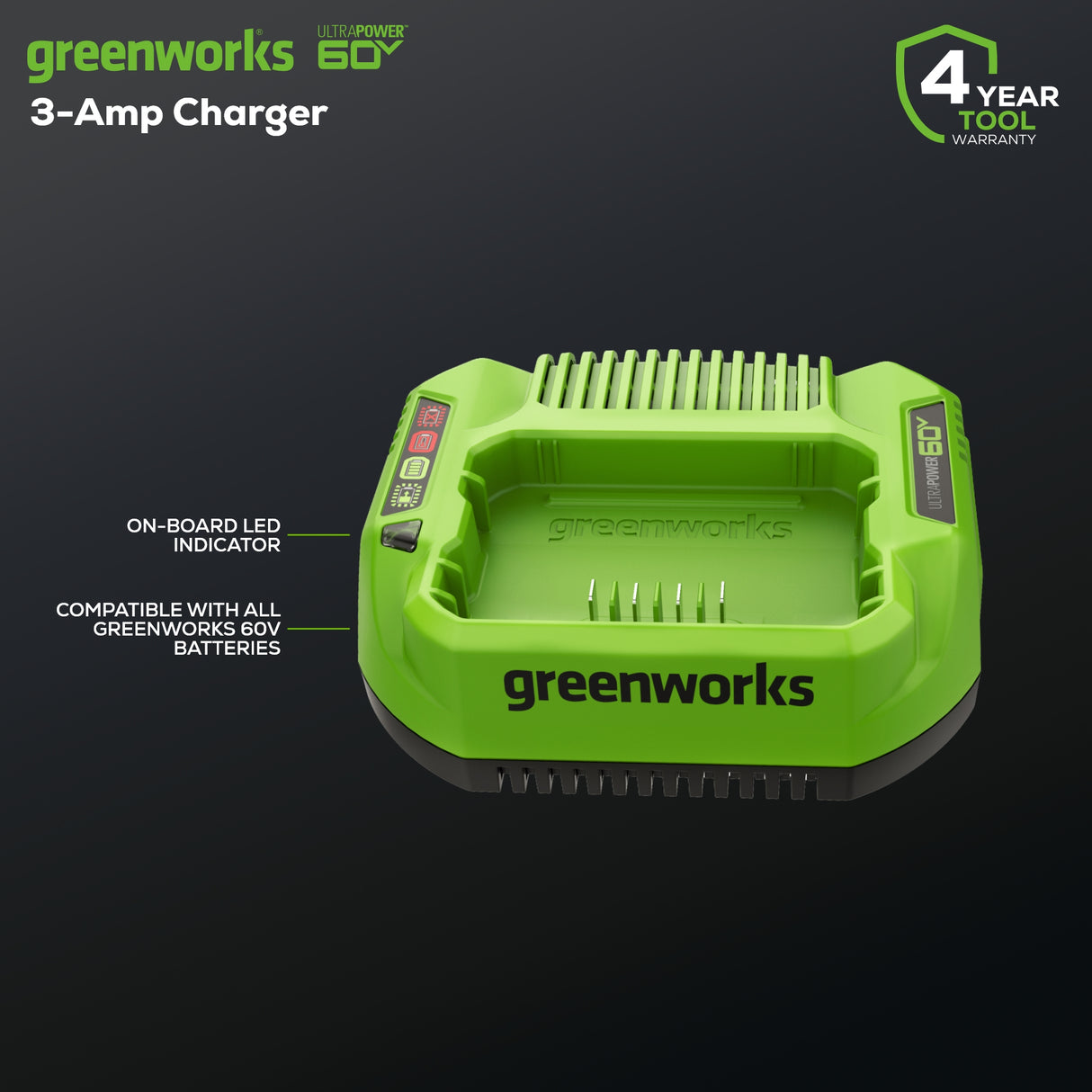 Chargeur standard 60 V, 3 A