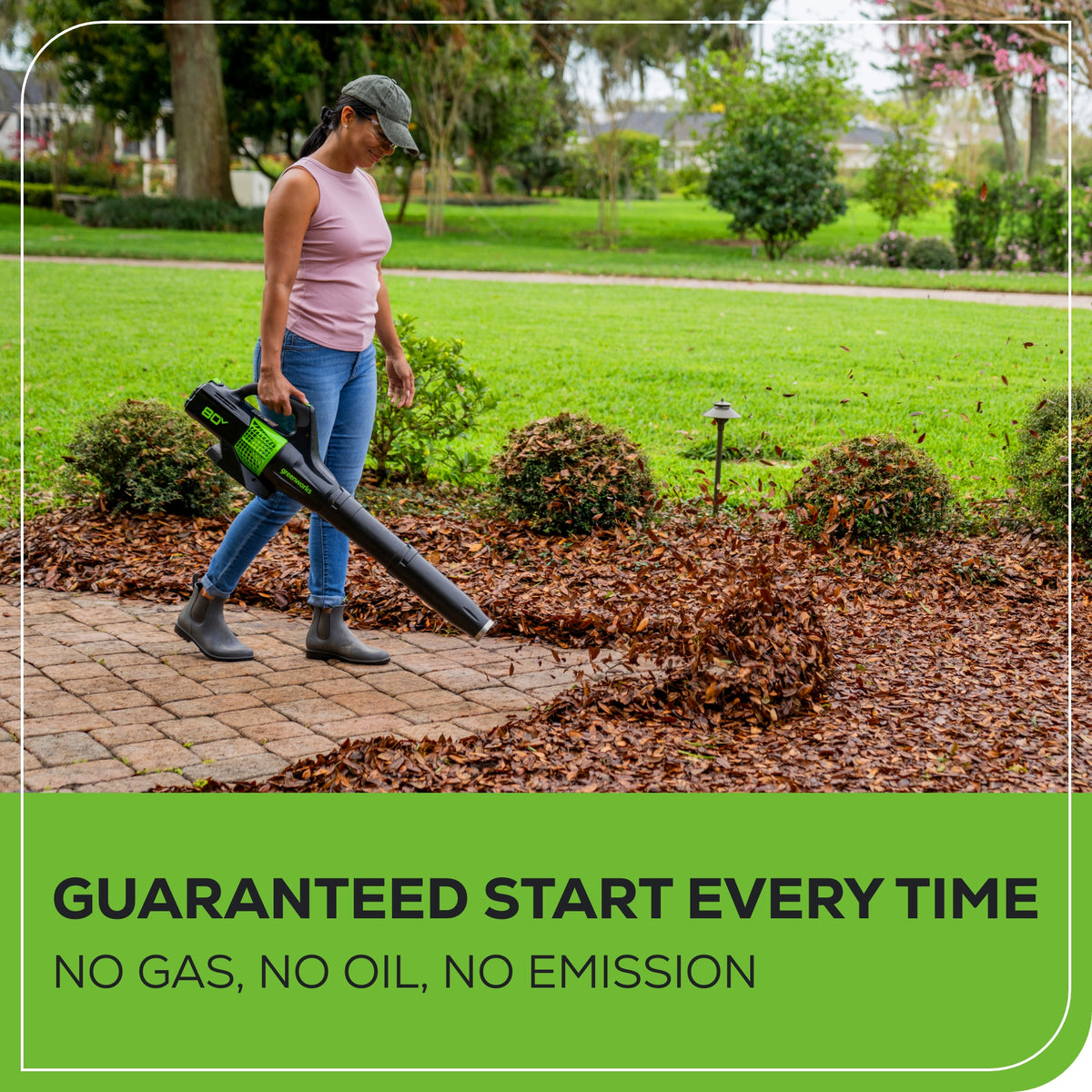 80V 145 MPH - 580 CFM Brushless Leaf Blower, 2.5Ah Battery and Charger Included - BL80L2510