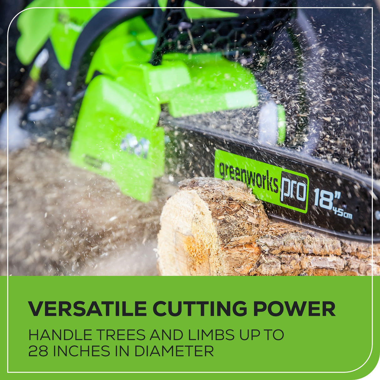 80V 16" Brushless Chainsaw, 2.0Ah Battery and Charger Included - CS80L211