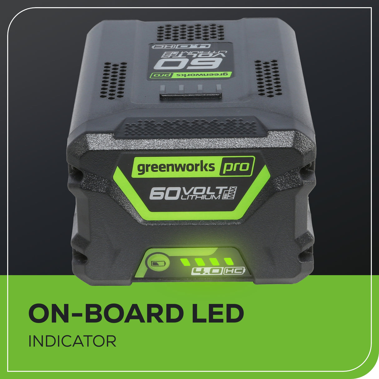 Batterie UltraPower 60 V, 4,0 Ah