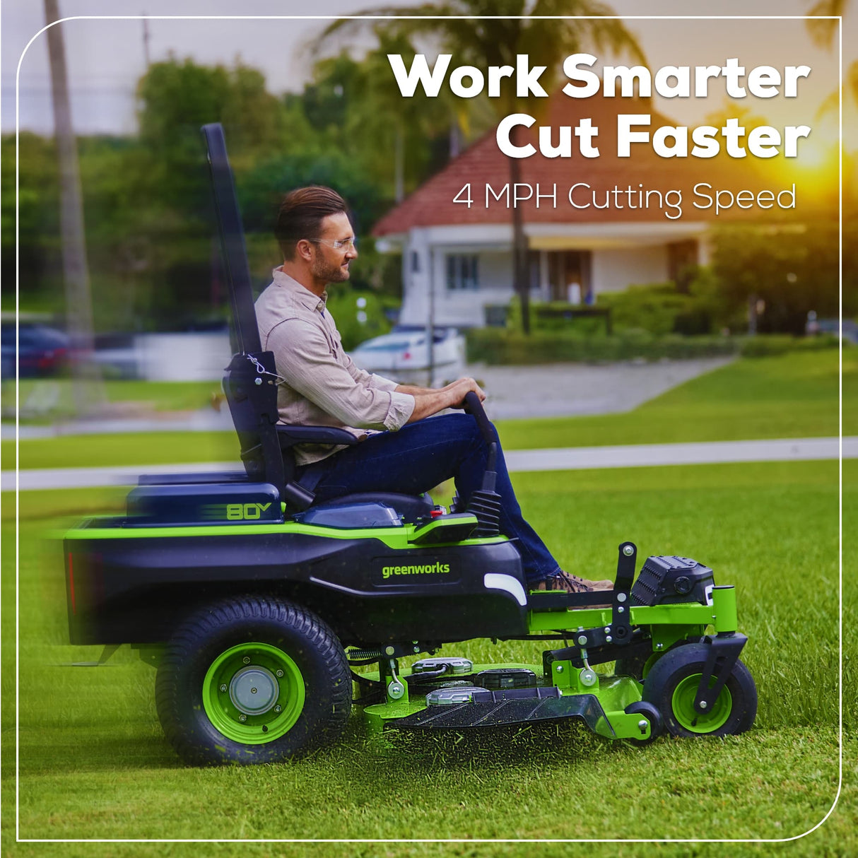 80V 60" Maximus Z Zero Turn Mower, (2) 16Ah, (4) 8.Ah Batteries and 1.5Kw Charger Included | MZ6081