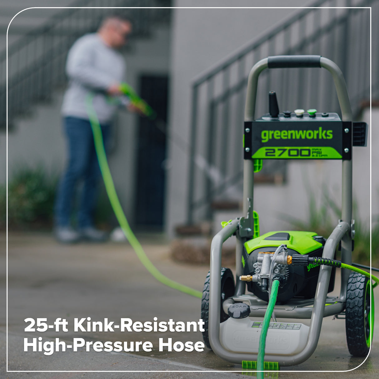 Laveuse à pression électrique sans balai 2700 PSI (lb/po²), 2,3 GPM maximum